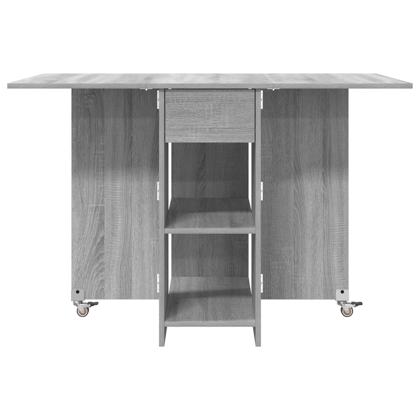 vidaXL Dinning Table 115 x 70 x 75 cm Engineered Wood Grey Sonoma