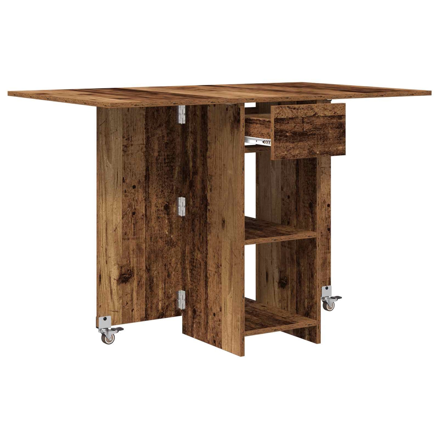 vidaXL Dinning Table 115 x 70 x 75 cm Engineered Wood Old Wood