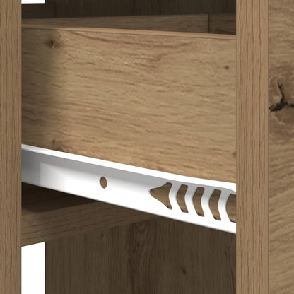 vidaXL Dinning Table 115 x 70 x 75 cm Engineered Wood Artisan Oak
