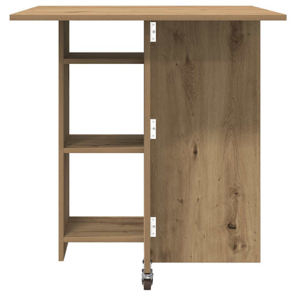 vidaXL Dinning Table 115 x 70 x 75 cm Engineered Wood Artisan Oak