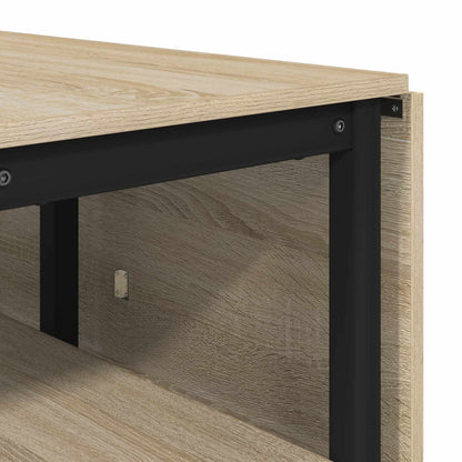 vidaXL Dinning Table 122 x 80 x 76.5 cm Engineered Wood Sonoma Oak