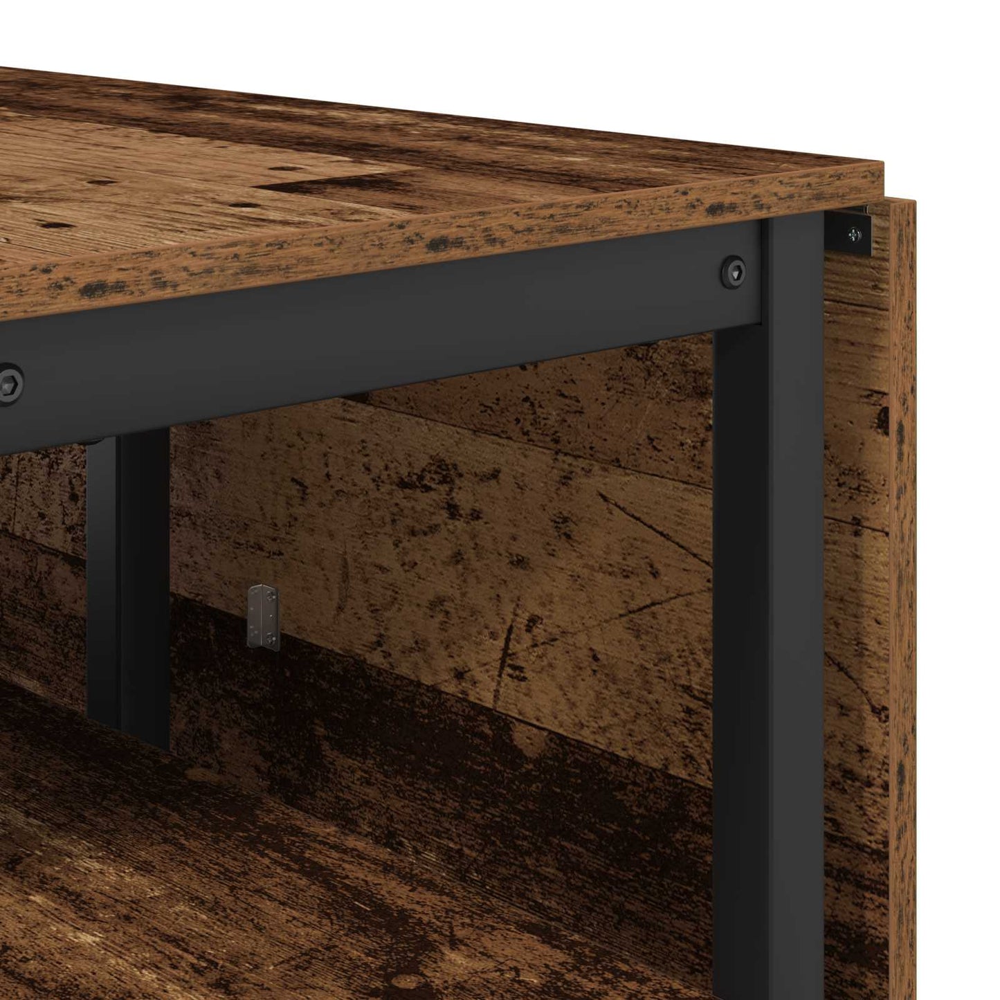 vidaXL Dinning Table 122 x 80 x 76.5 cm Engineered Wood Old Wood