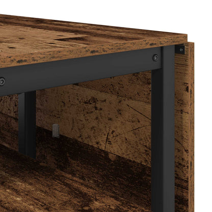 vidaXL Dinning Table 122 x 80 x 76.5 cm Engineered Wood Old Wood