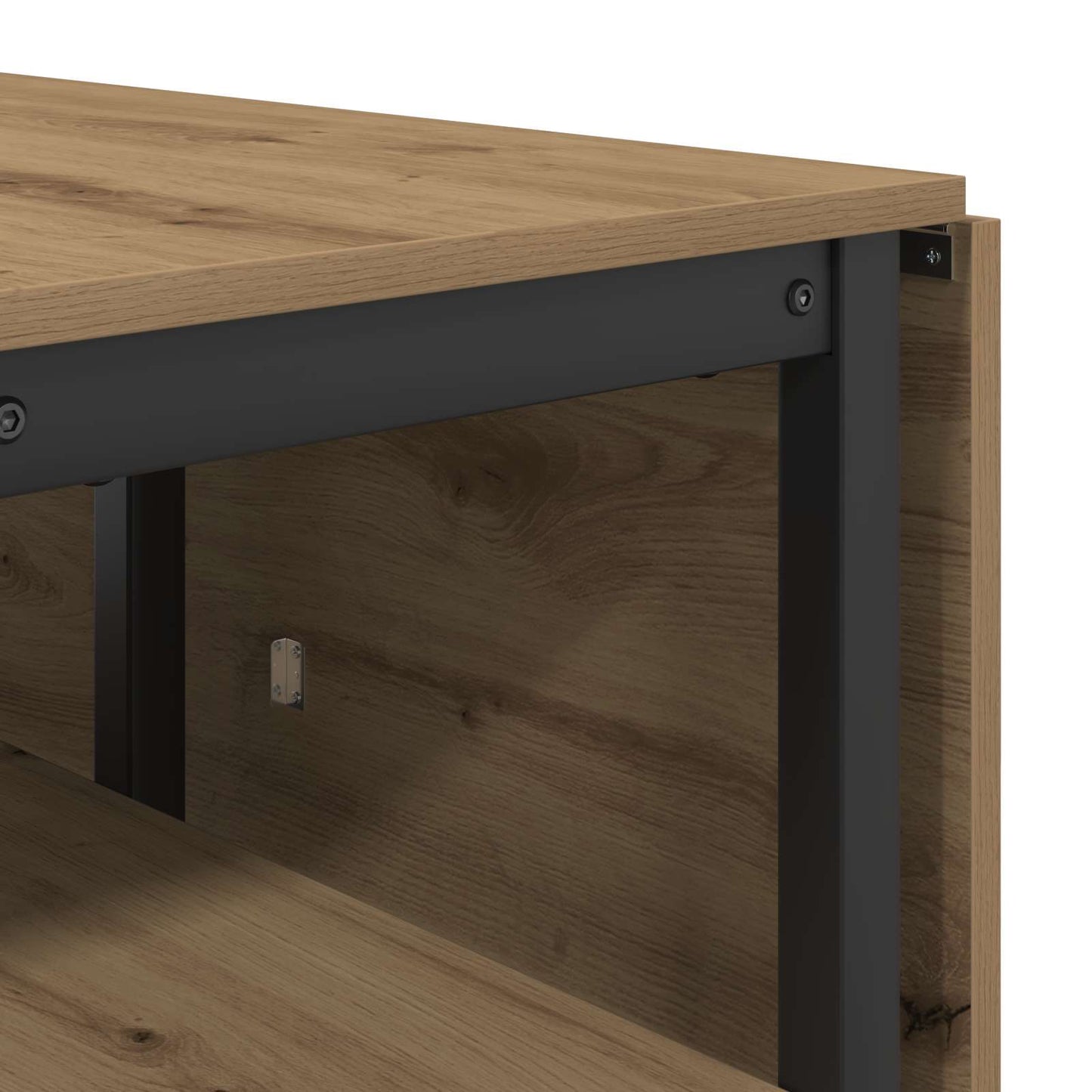 vidaXL Dinning Table 122 x 80 x 76.5 cm Engineered Wood Artisan Oak