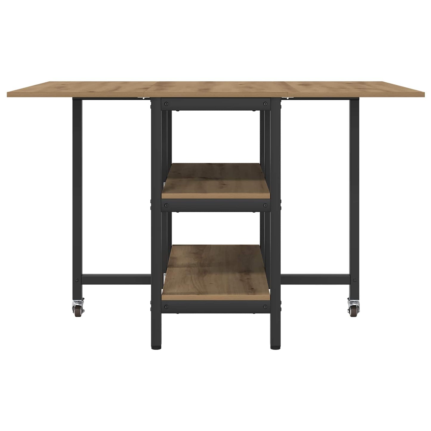 vidaXL Dinning Table 122 x 80 x 76.5 cm Engineered Wood Artisan Oak