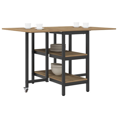 vidaXL Dinning Table 122 x 80 x 76.5 cm Engineered Wood Artisan Oak