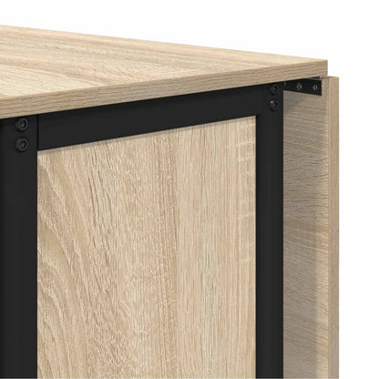 vidaXL Folding Dining Table with Castors 130 x 80 x 76.5 cm steel PB