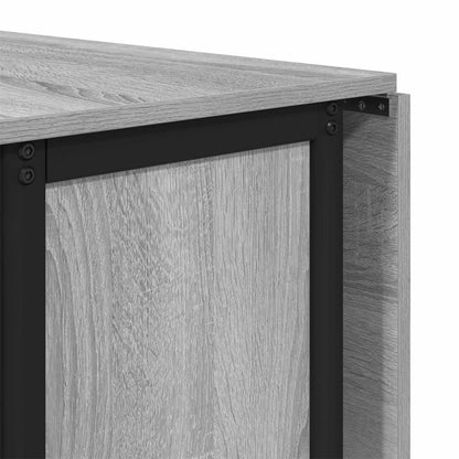 vidaXL Folding Dining Table with Castors 130 x 80 x 76.5 cm steel PB
