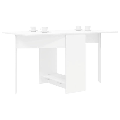 vidaXL Dinning Table 138 x 70 x 73.5 cm Engineered Wood White