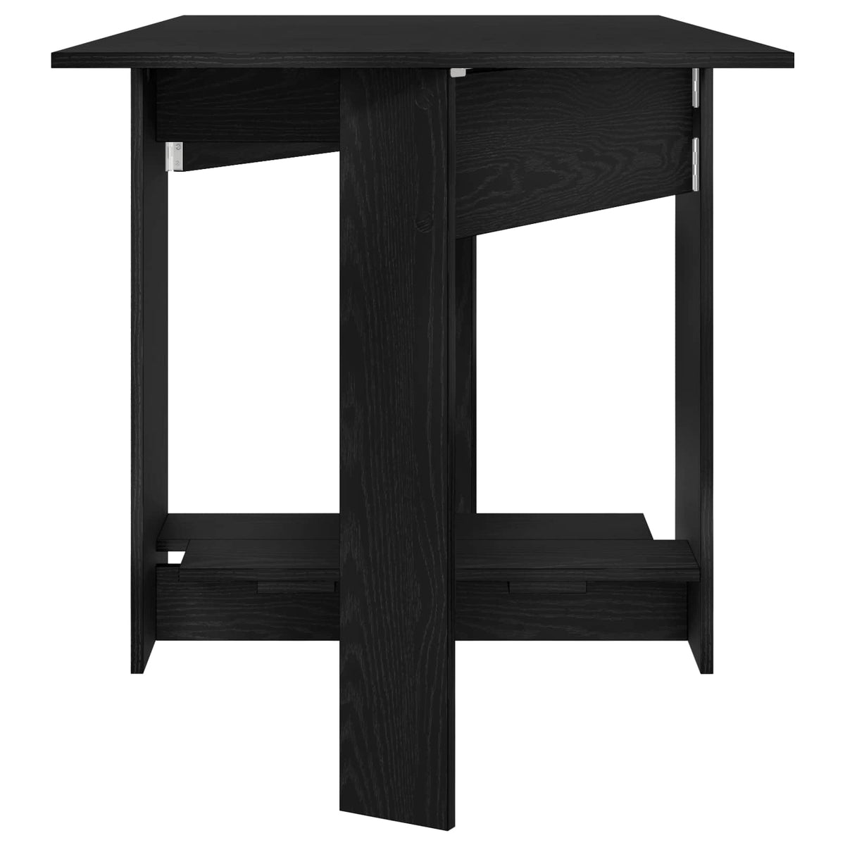 vidaXL Dinning Table 138 x 70 x 73.5 cm Engineered Wood Black Oak