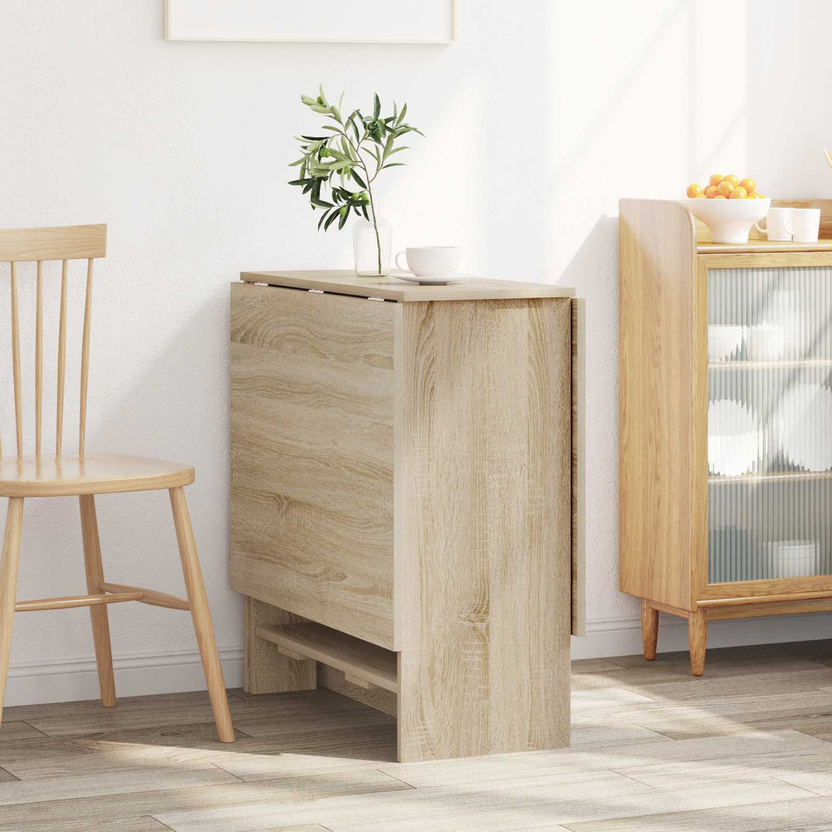 vidaXL Dinning Table 138 x 70 x 73.5 cm Engineered Wood Sonoma Oak