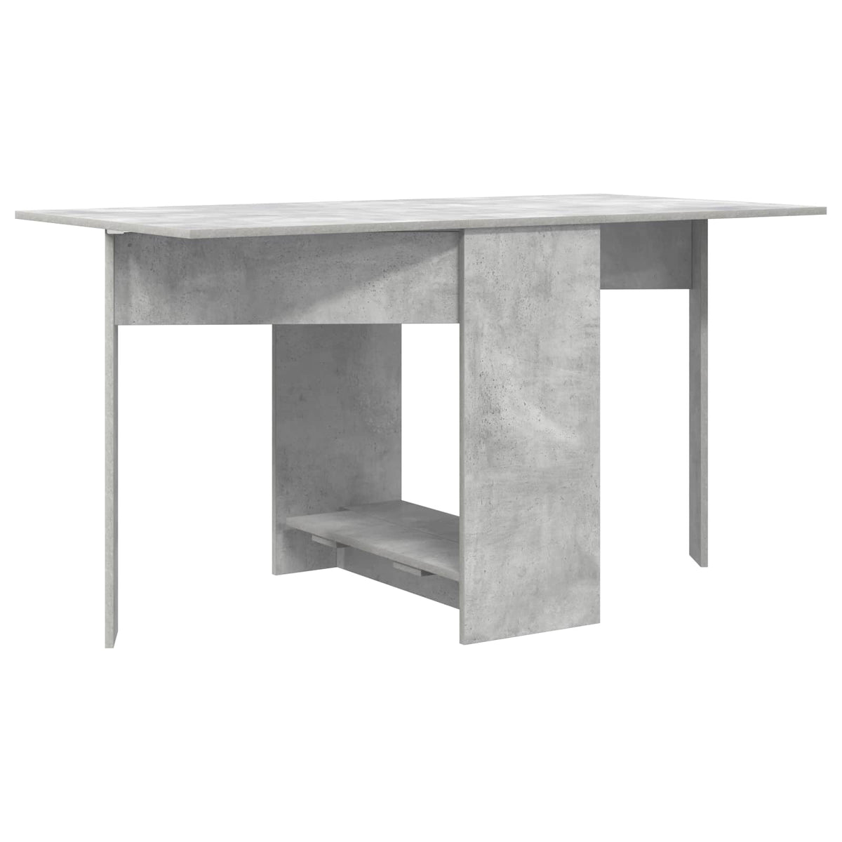 vidaXL Dinning Table 138 x 70 x 73.5 cm Engineered Wood Concrete Grey