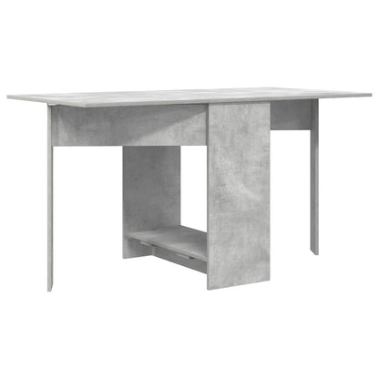 vidaXL Dinning Table 138 x 70 x 73.5 cm Engineered Wood Concrete Grey