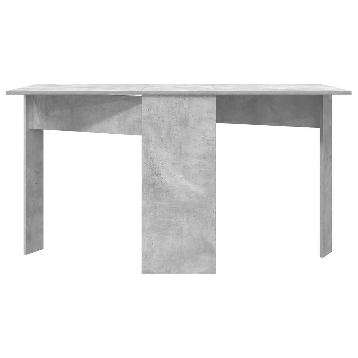 vidaXL Dinning Table 138 x 70 x 73.5 cm Engineered Wood Concrete Grey