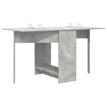 vidaXL Dinning Table 138 x 70 x 73.5 cm Engineered Wood Concrete Grey