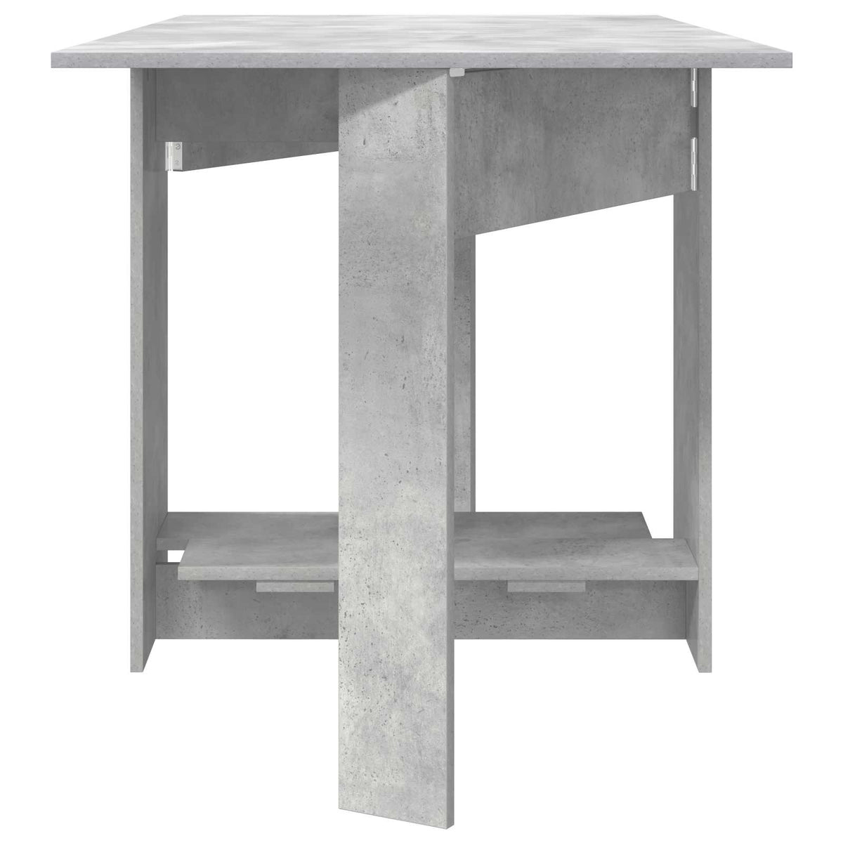 vidaXL Dinning Table 138 x 70 x 73.5 cm Engineered Wood Concrete Grey