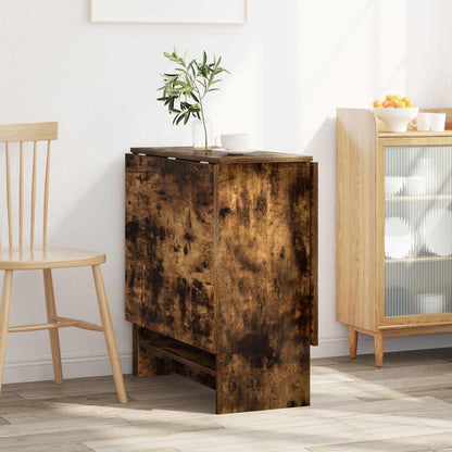 vidaXL Dinning Table 138 x 70 x 73.5 cm Engineered Wood Smoked Oak
