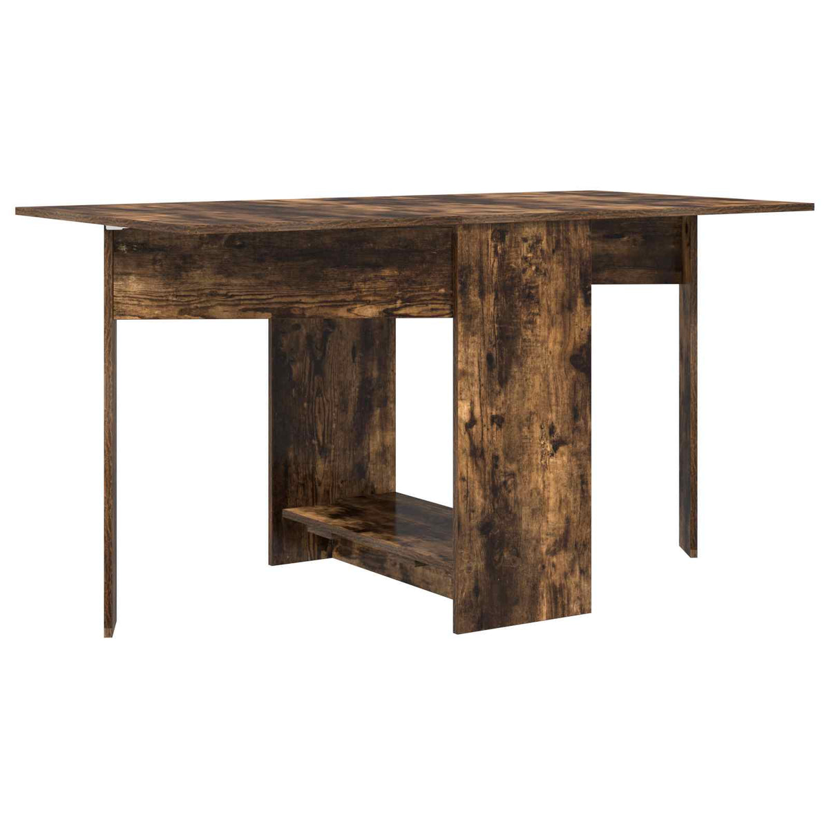 vidaXL Dinning Table 138 x 70 x 73.5 cm Engineered Wood Smoked Oak
