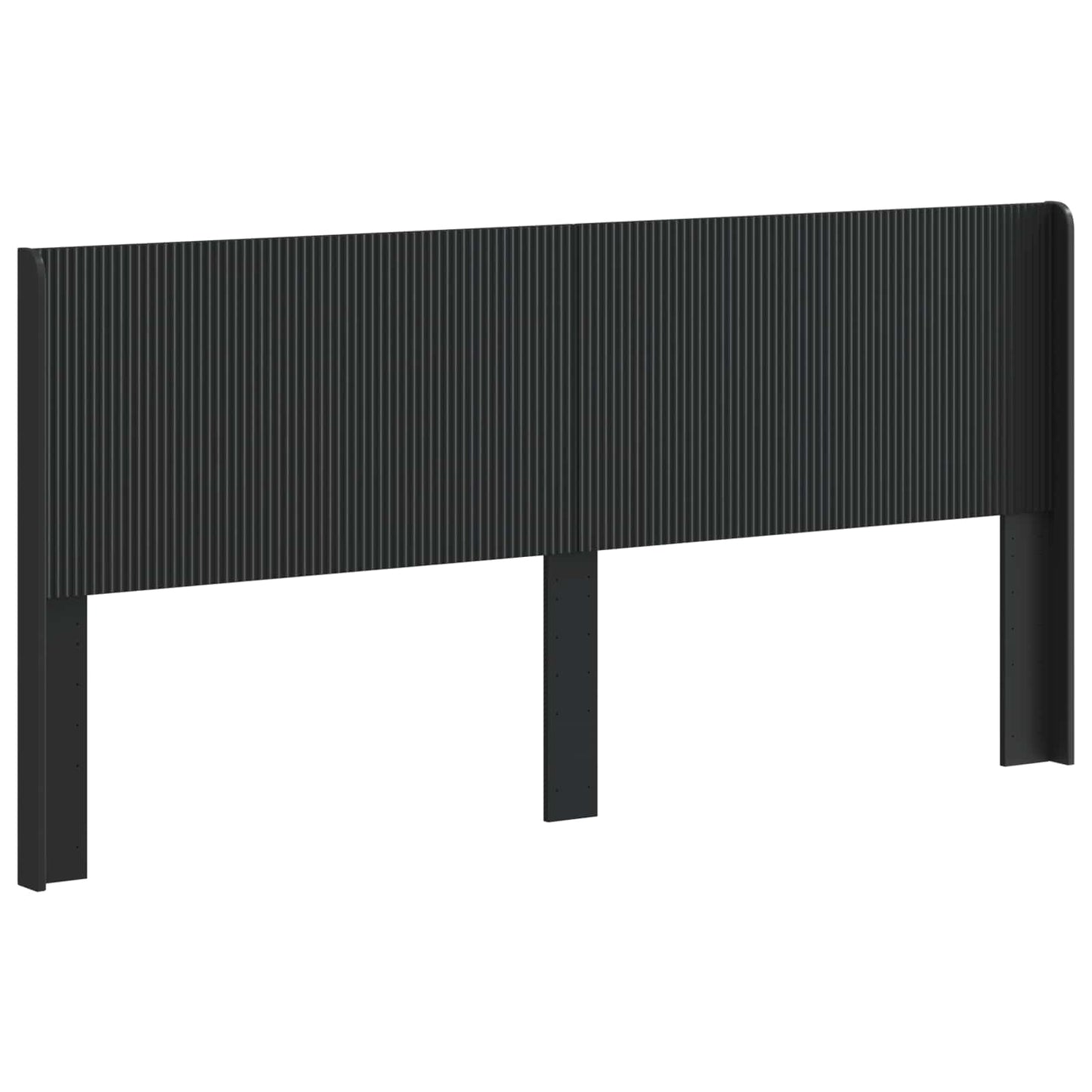 vidaXL Headboard Black Engineered Wood