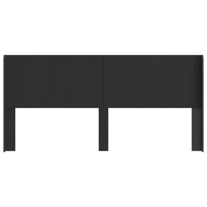 vidaXL Headboard Black Engineered Wood