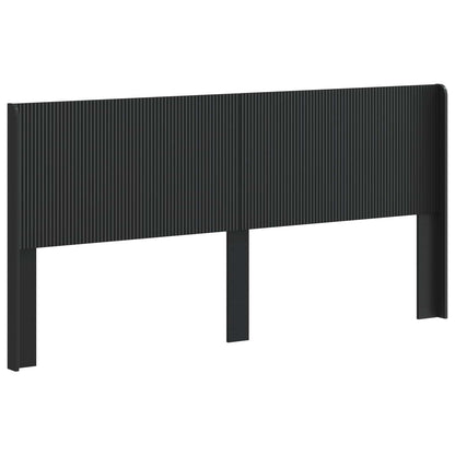 vidaXL Headboard Black Engineered Wood