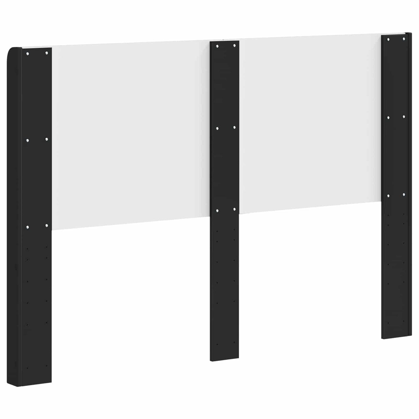vidaXL Headboard Black Engineered Wood