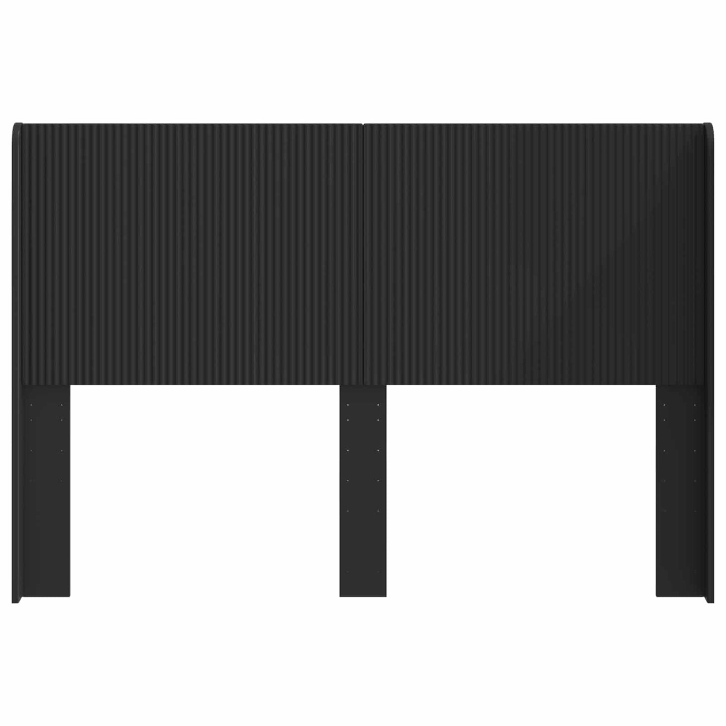vidaXL Headboard Black Engineered Wood