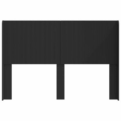 vidaXL Headboard Black Engineered Wood