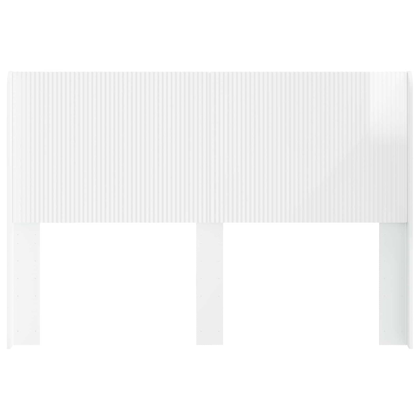 vidaXL Headboard High Gloss White Engineered Wood