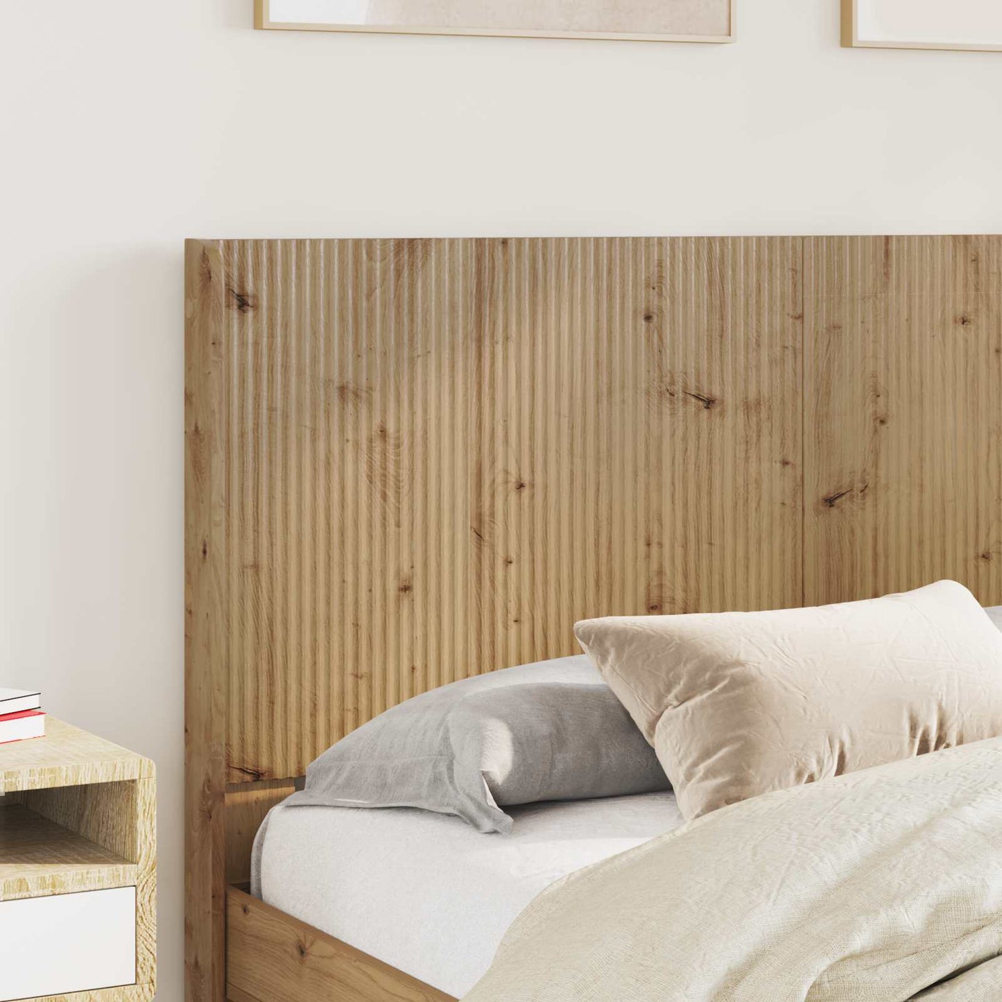 vidaXL Headboard Artisan Oak Engineered Wood