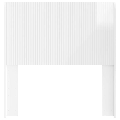 vidaXL Headboard High Gloss White Engineered Wood