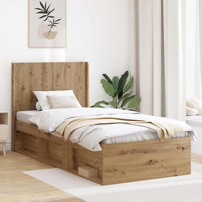 vidaXL Headboard Artisan Oak Engineered Wood
