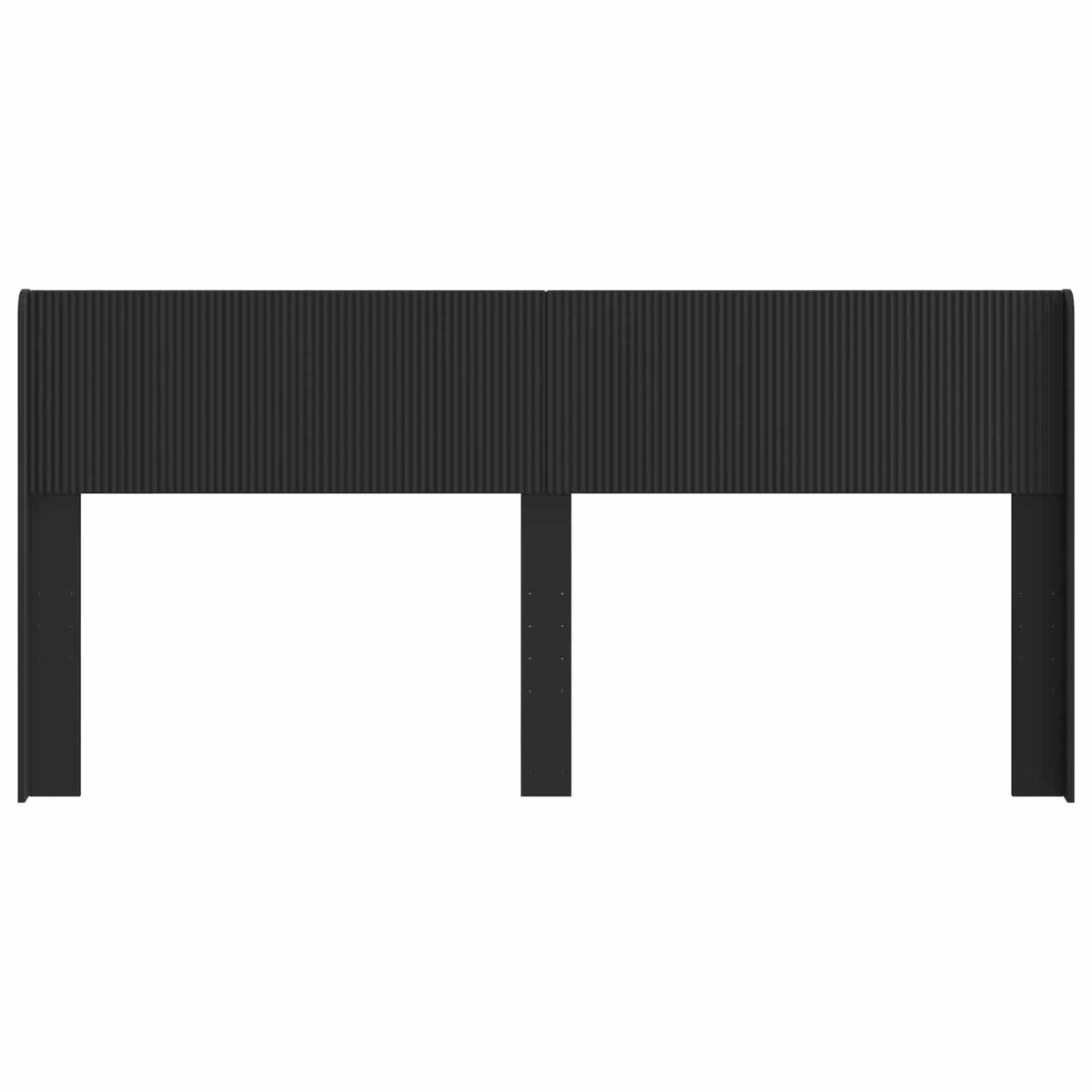 vidaXL Headboard Black PB