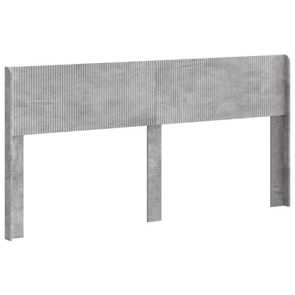vidaXL Headboard Concrete Grey PB