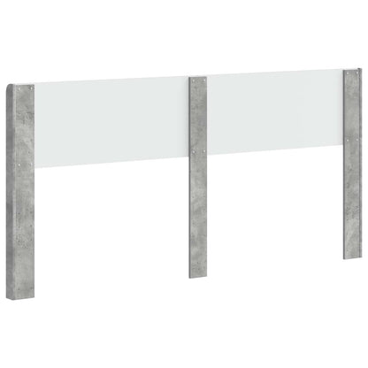 vidaXL Headboard Concrete Grey PB