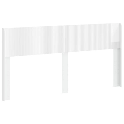vidaXL Headboard High Gloss White PB