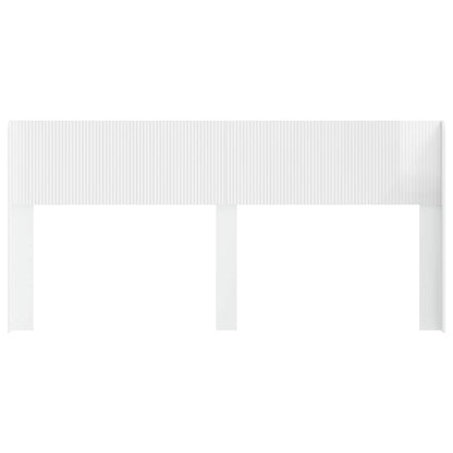 vidaXL Headboard High Gloss White PB