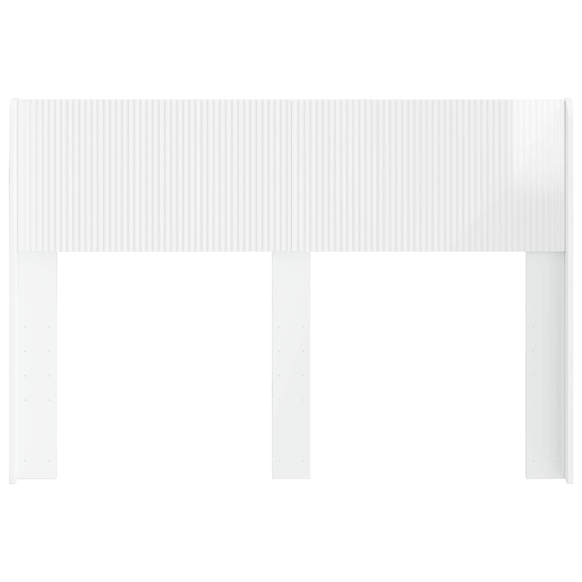 vidaXL Headboard High Gloss White PB