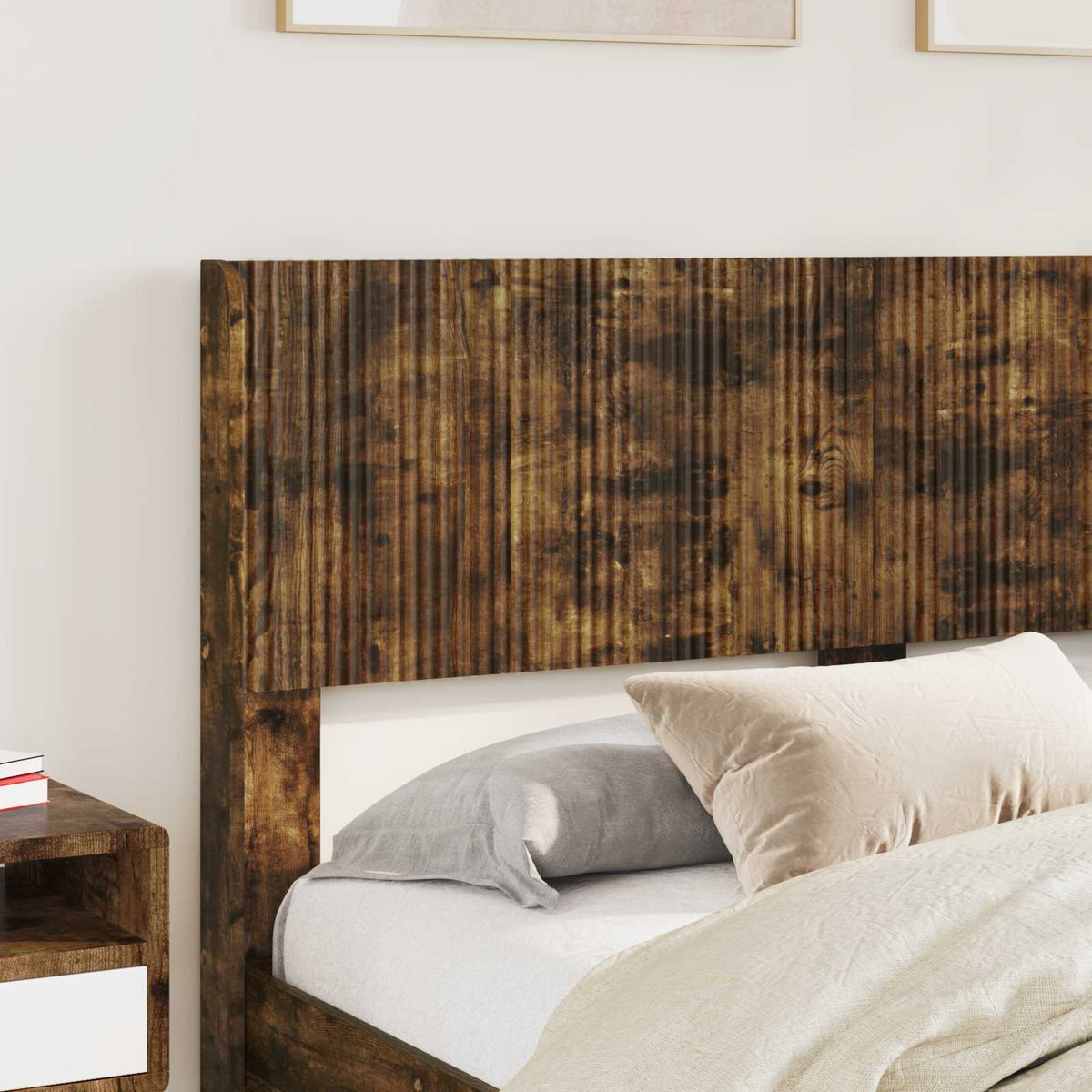 vidaXL Headboard Smoked Oak PB