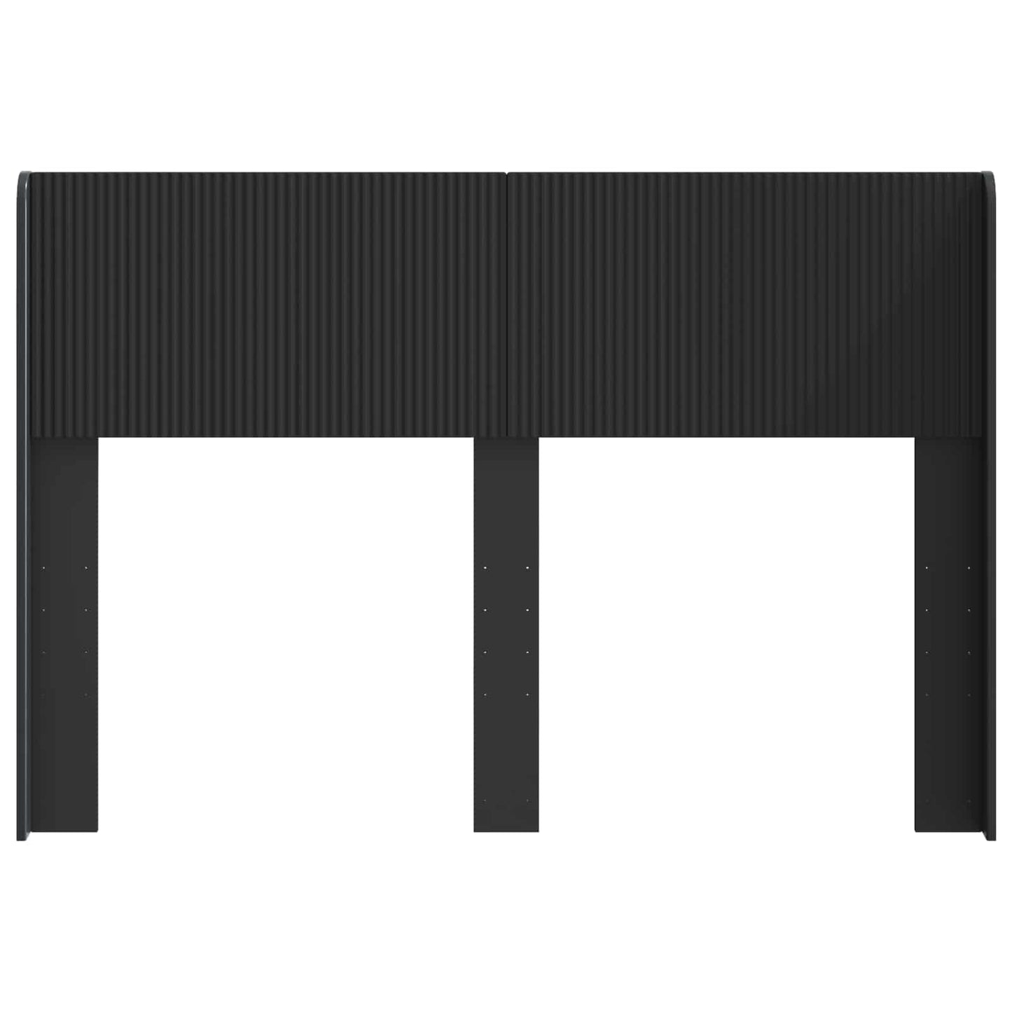 vidaXL Headboard Black PB