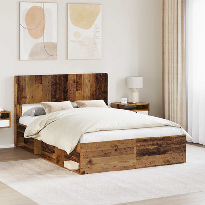 vidaXL Headboard Old Wood PB