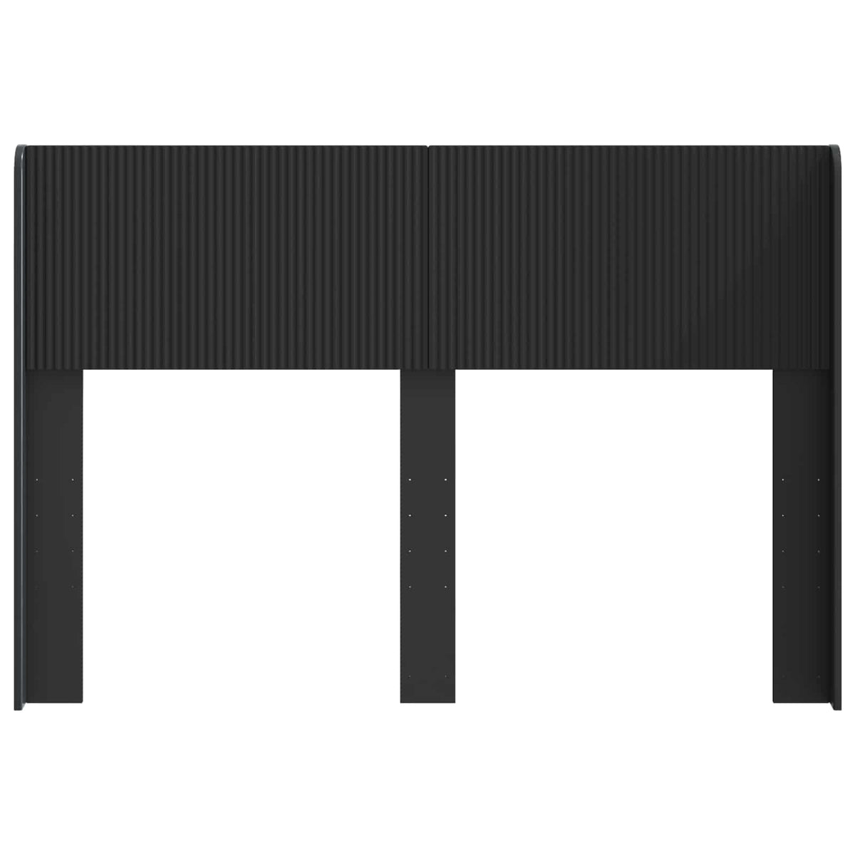 vidaXL Headboard Black PB