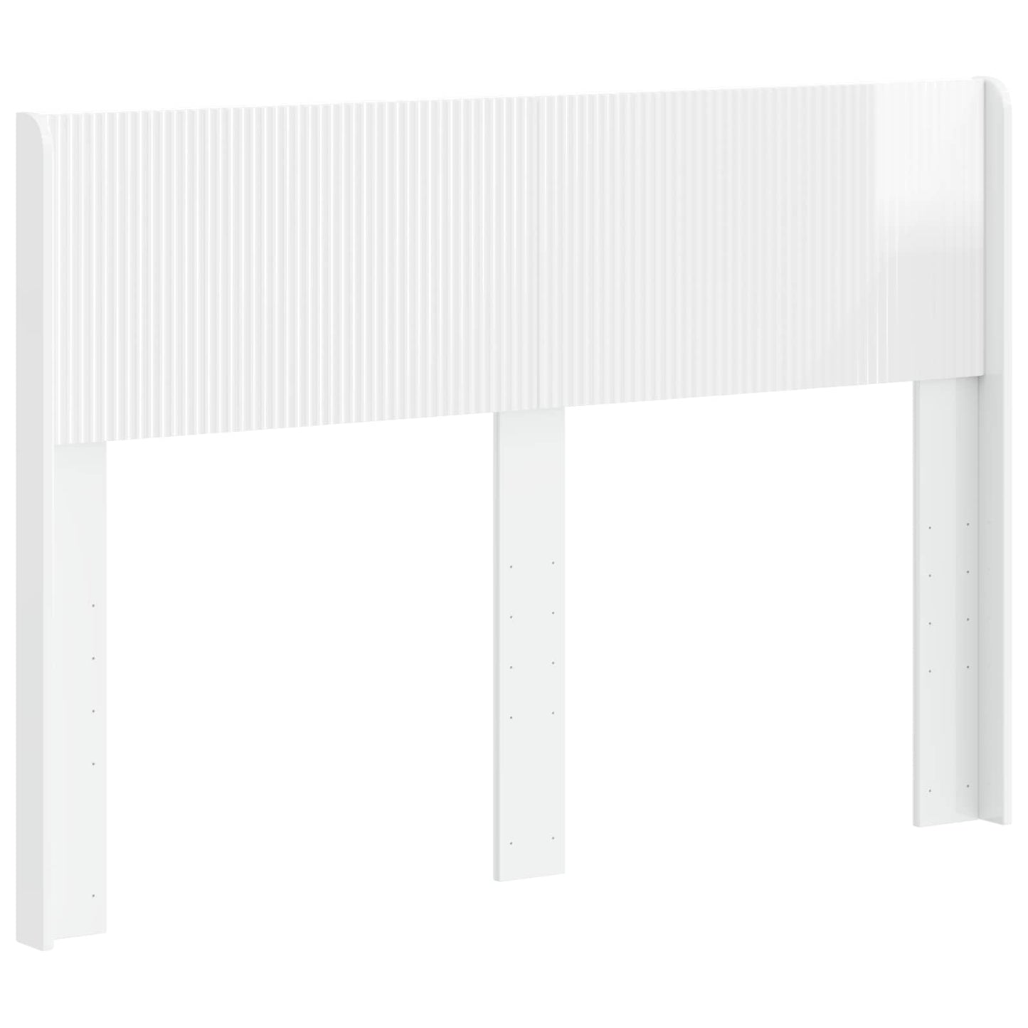vidaXL Headboard High Gloss White PB