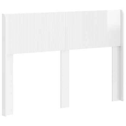 vidaXL Headboard High Gloss White PB
