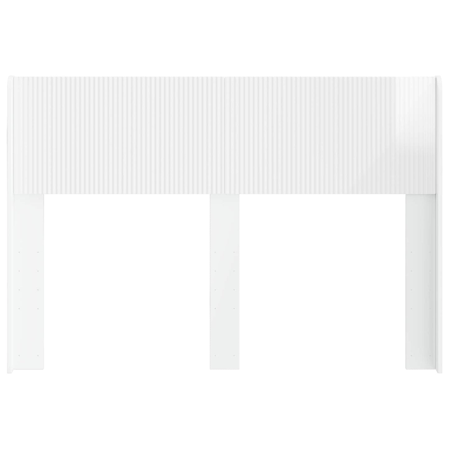 vidaXL Headboard High Gloss White PB