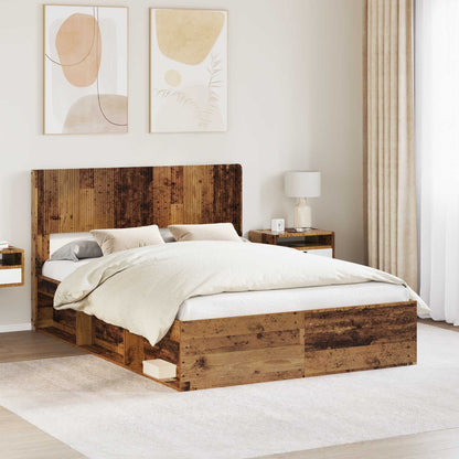 vidaXL Headboard Old Wood PB