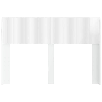 vidaXL Headboard High Gloss White PB