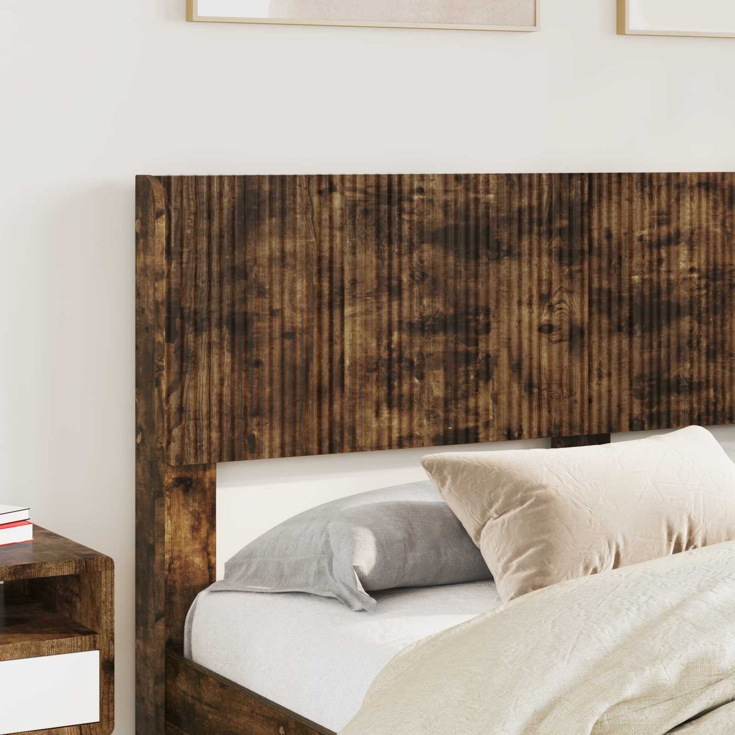 vidaXL Headboard Smoked Oak PB