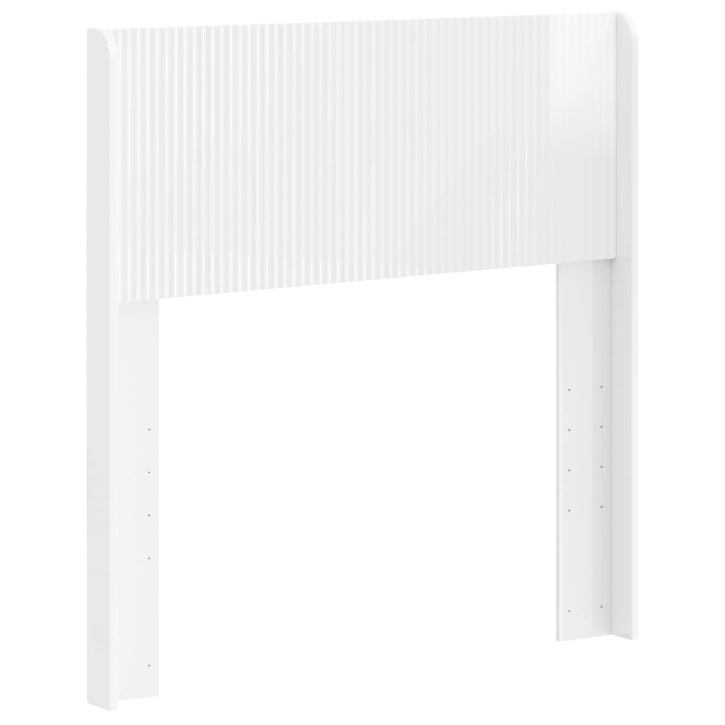 vidaXL Headboard High Gloss White PB
