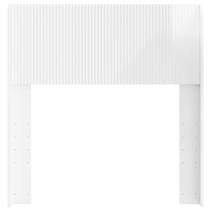 vidaXL Headboard High Gloss White PB
